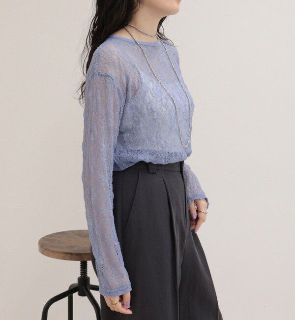 fredy emue「シアーレースロンTシャツ」|Tシャツ・カットソー|