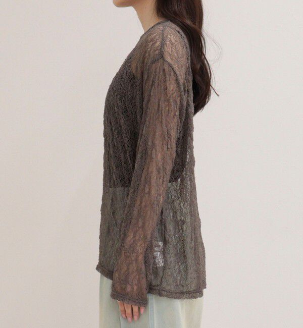 fredy emue「シアーレースロンTシャツ」|Tシャツ・カットソー|