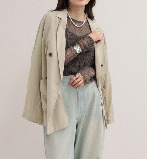 fredy emue「シアーレースロンTシャツ」|Tシャツ・カットソー|