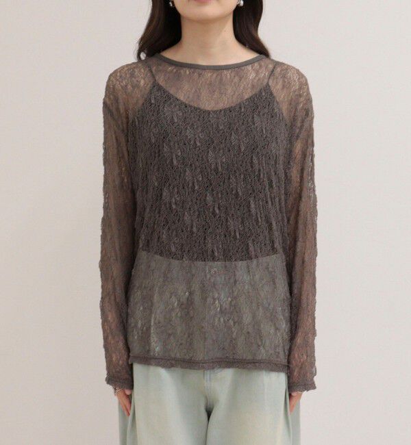 fredy emue「シアーレースロンTシャツ」|Tシャツ・カットソー|