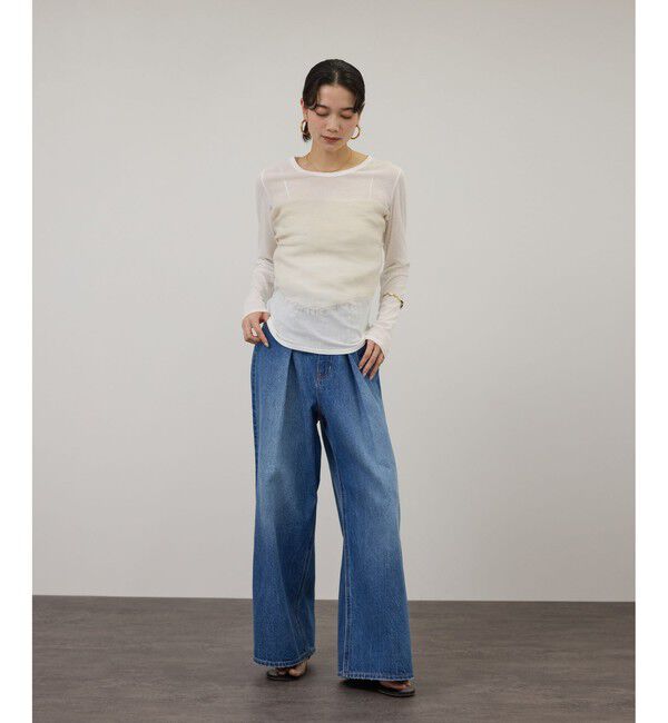 SALON adam et rope'「リネンロサンジェスカーフ」|バンダナ・スカーフ|