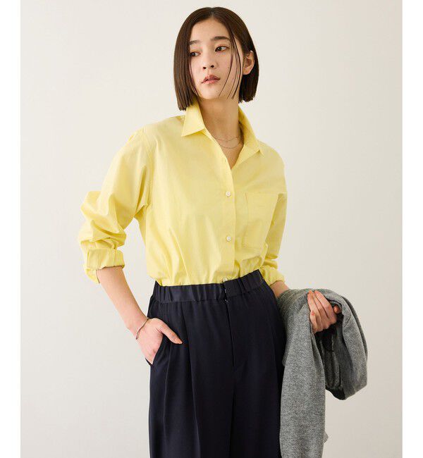 ROPE「【THOMAS MASON(トーマスメイソン)】レギュラーカラーシャツ/イージーケア」|シャツ・ブラウス|