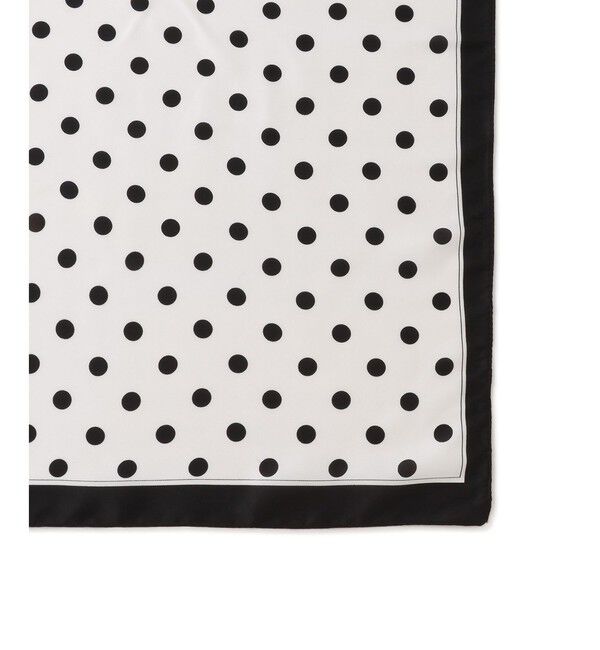 VIS「ドット柄スカーフ 70&times;70cm」|バンダナ・スカーフ|