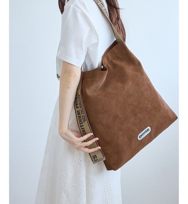 ROPE PICNIC PASSAGE「【OUTDOOR PRODUCTS/アウトドアプロダクツ別注】スウェード調2WAYトートバッグ」|トートバッグ|