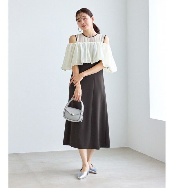 Rope&rsquo;Picnic「【Mon E&rsquo;toile/モンエトワール】バルーンビスチェセットワンピース/マルチWAY」|ドレス|