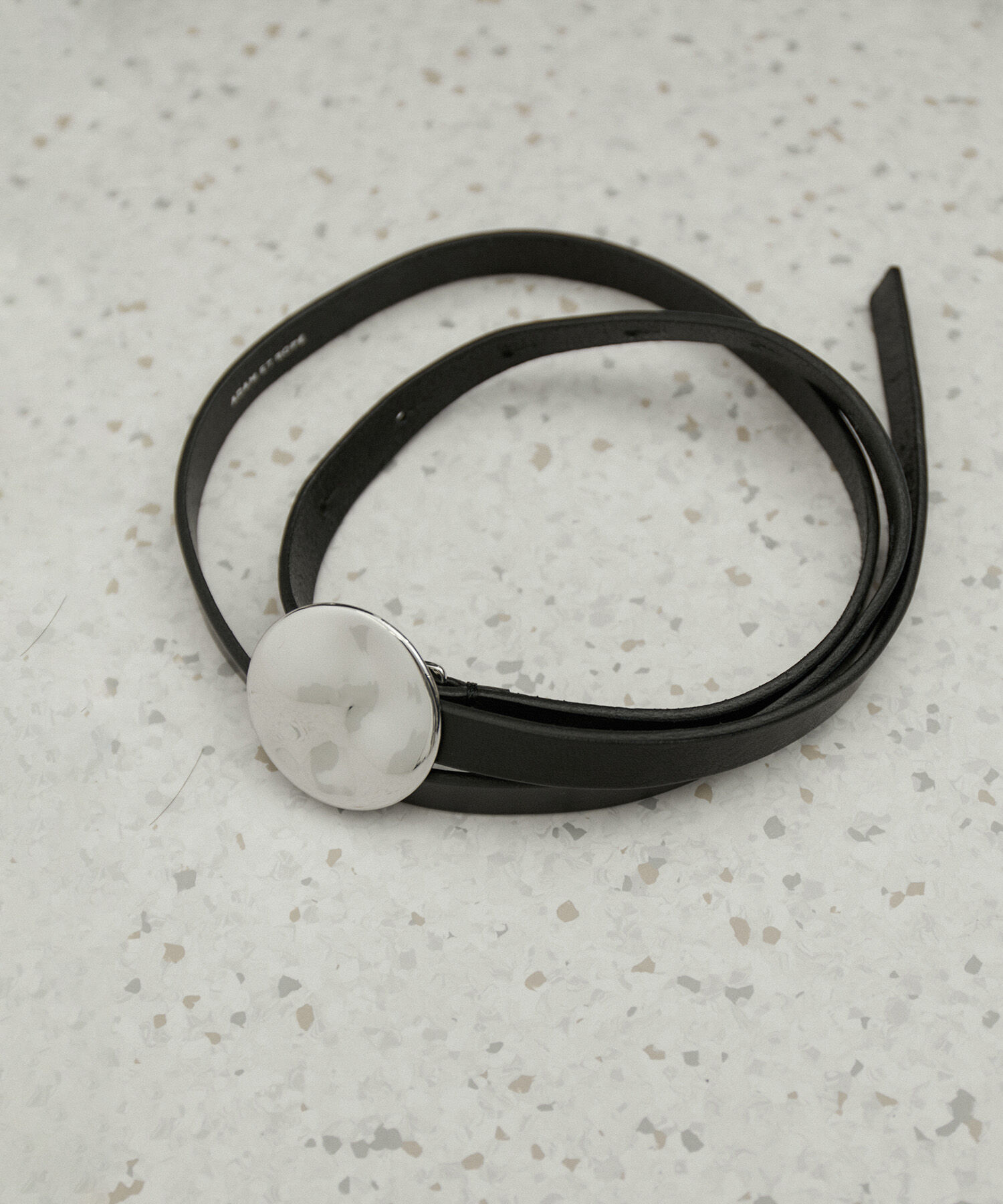 ADAM ET ROPE'「【サステナブル】ラウンドバックルベルト」|ベルト|