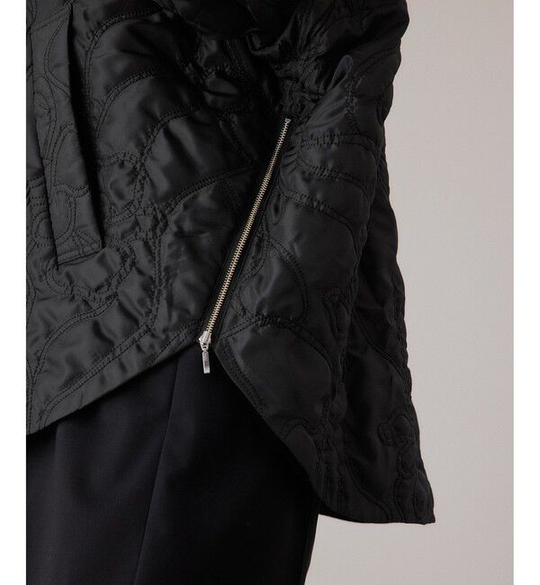 ADAM ET ROPE'「2WAYキルティングシャツジャケット」|ブルゾン・スタジャン|