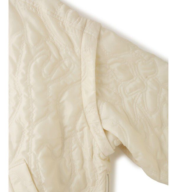 ADAM ET ROPE'「2WAYキルティングシャツジャケット」|ブルゾン・スタジャン|