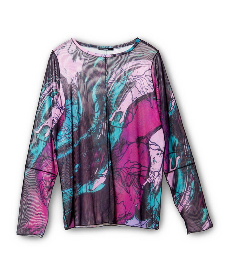  「メロー切替長袖Tシャツ」|Tシャツ・カットソー|