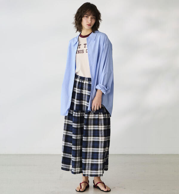 ONEIL OF DUBLIN「O'NEIL OF DUBLIN | ティアードスカート CHECK WOMEN」|スカート|