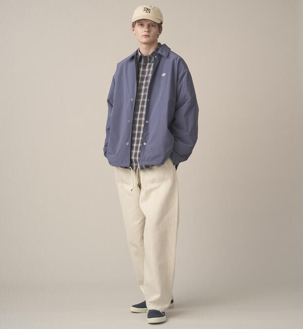 DANTON「DANTON | コットンリネンツイル イージーパンツ MEN」|チノ|