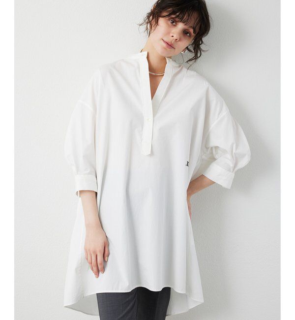  「刺繍チュニックシャツ」|シャツ・ブラウス|