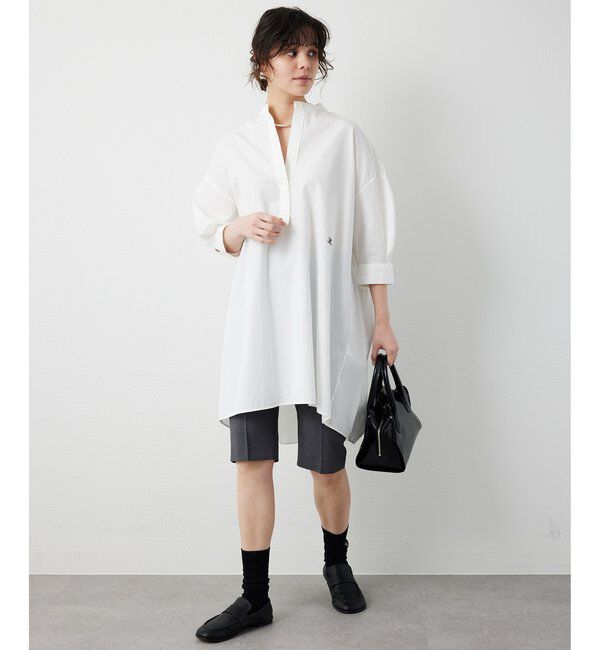  「刺繍チュニックシャツ」|シャツ・ブラウス|