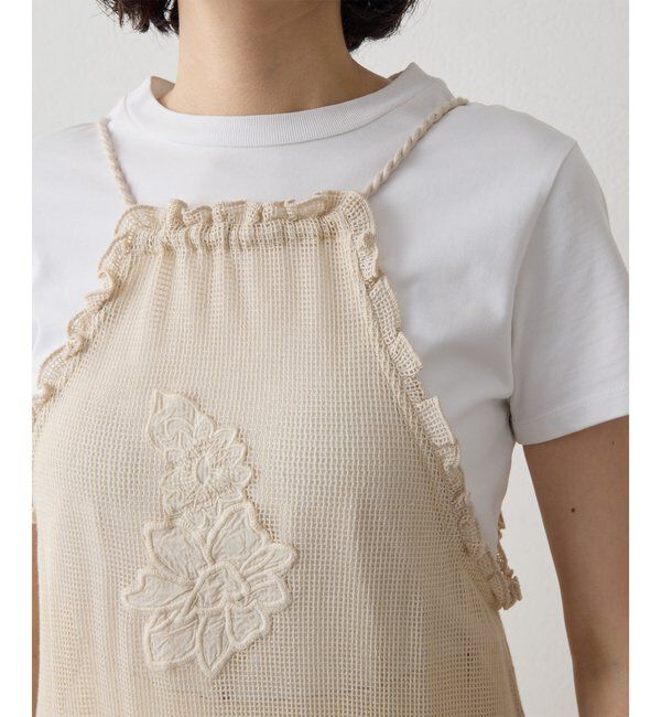  「メッシュレースワンピース」|ワンピース|