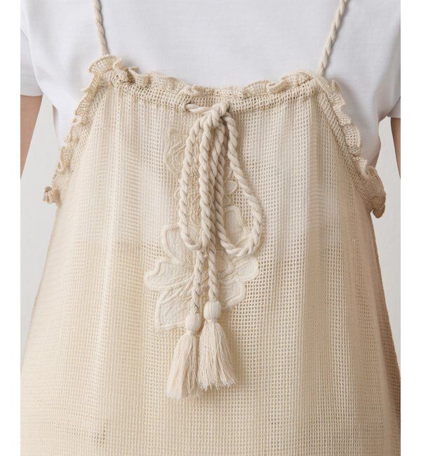  「メッシュレースワンピース」|ワンピース|