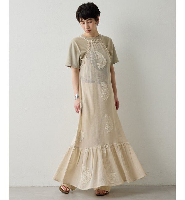  「メッシュレースワンピース」|ワンピース|