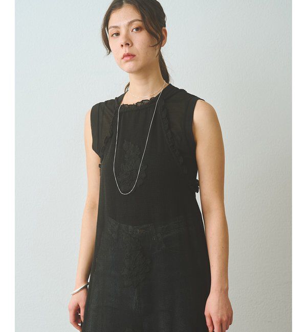  「メッシュレースワンピース」|ワンピース|