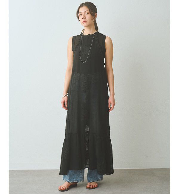  「メッシュレースワンピース」|ワンピース|