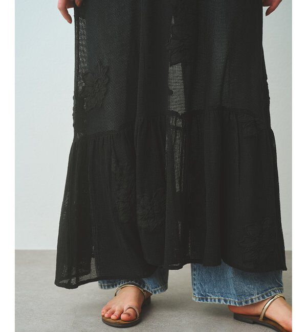  「メッシュレースワンピース」|ワンピース|