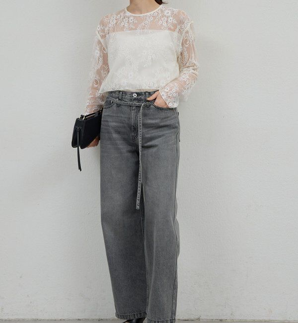  「レイヤードレースブラウス」|シャツ・ブラウス|