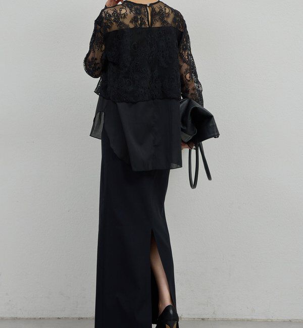  「レイヤードレースブラウス」|シャツ・ブラウス|