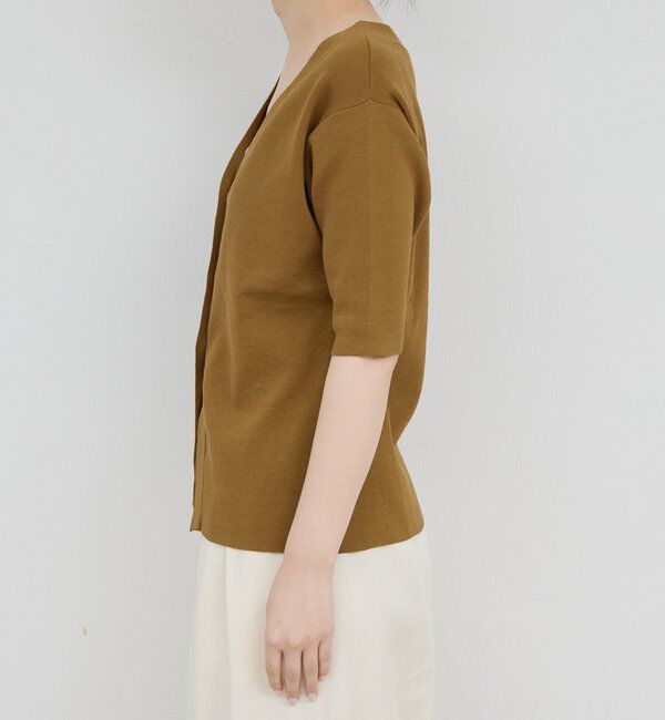  「【手洗い可】ペプラムニットカーデ」|ニット・セーター|