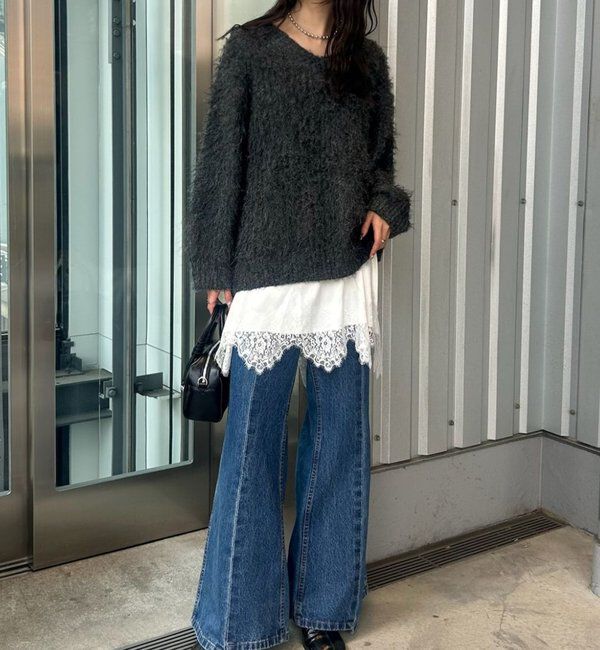  「ふわふわシャギーニット」|ニット・セーター|