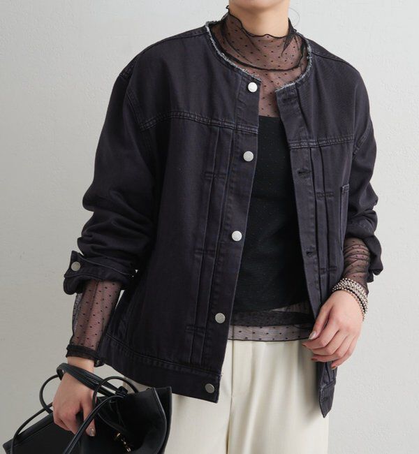  「シアーチュールハイネックプルオーバー」|Tシャツ・カットソー|