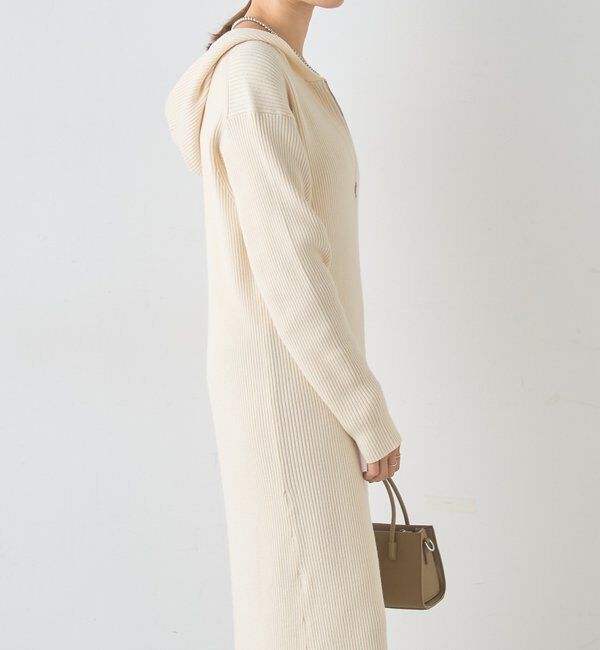  「フーデットジップワンピース」|ワンピース|