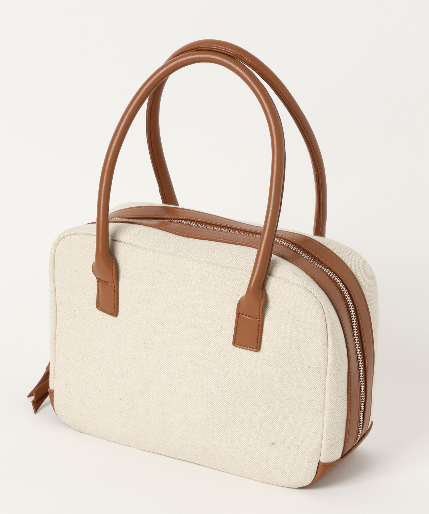 A part by 「バイカラーキャンバスボストン」|ボストンバッグ|