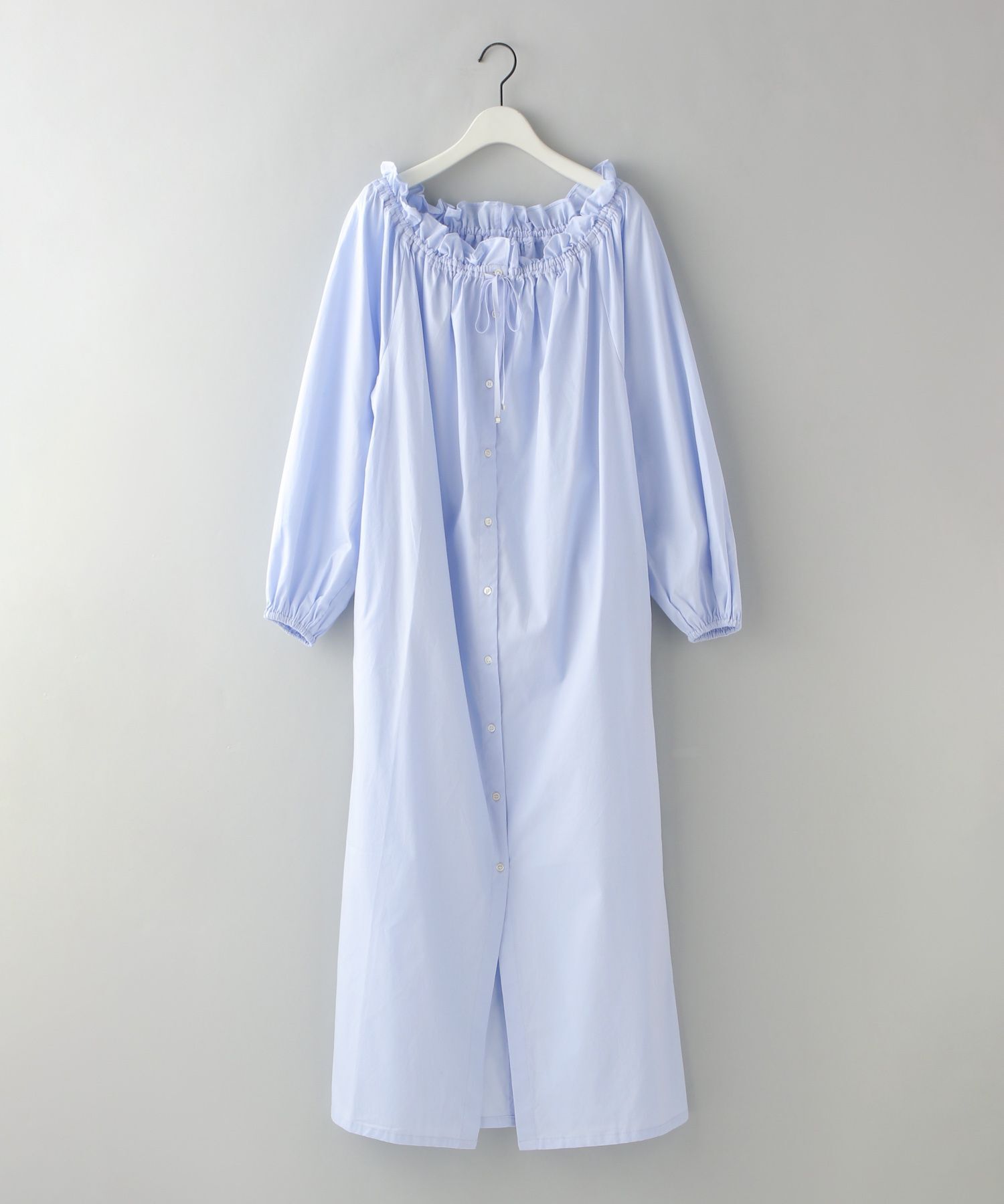 A part by 「オフショルフリルドレス」|ワンピース|ライトブルー