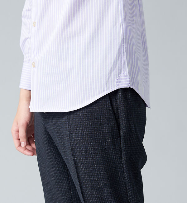 ABAHOUSE「COOL CAMICIE 接触冷感 ストライプ シャツ」|シャツ・ブラウス|