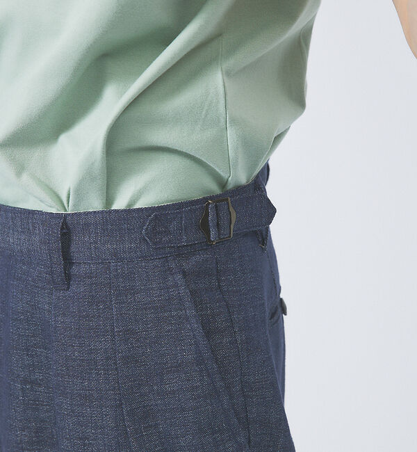 ABAHOUSE「【尾州】2タック バックミックス デニム」|デニム|