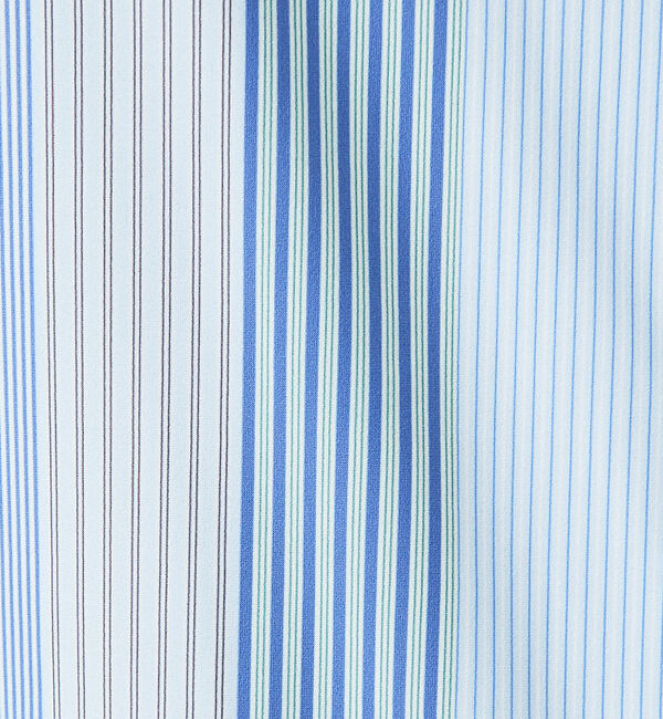 ABAHOUSE「【FLEX SHIRTS】360&deg;ストレッチ パッチワークストライプシャツ /」|シャツ・ブラウス|