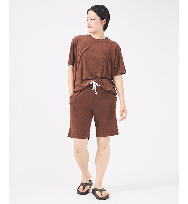 ABAHOUSE「【FRUIT OF THE LOOM/フルーツ オブ ザ ルーム】パイルルームウ」|Tシャツ・カットソー|ブラウン