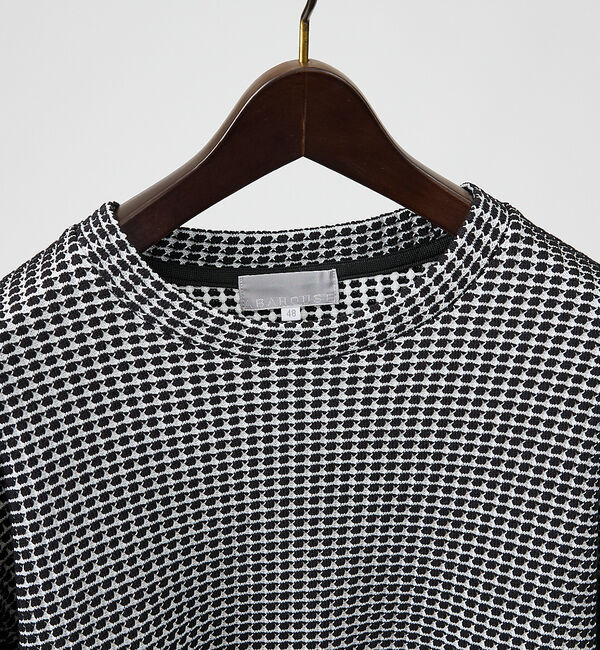 ABAHOUSE「【立体ビッグワッフル】 長袖Tシャツ」|Tシャツ・カットソー|