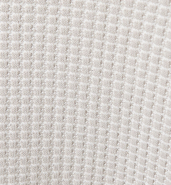 ABAHOUSE「【立体ビッグワッフル】 長袖Tシャツ」|Tシャツ・カットソー|