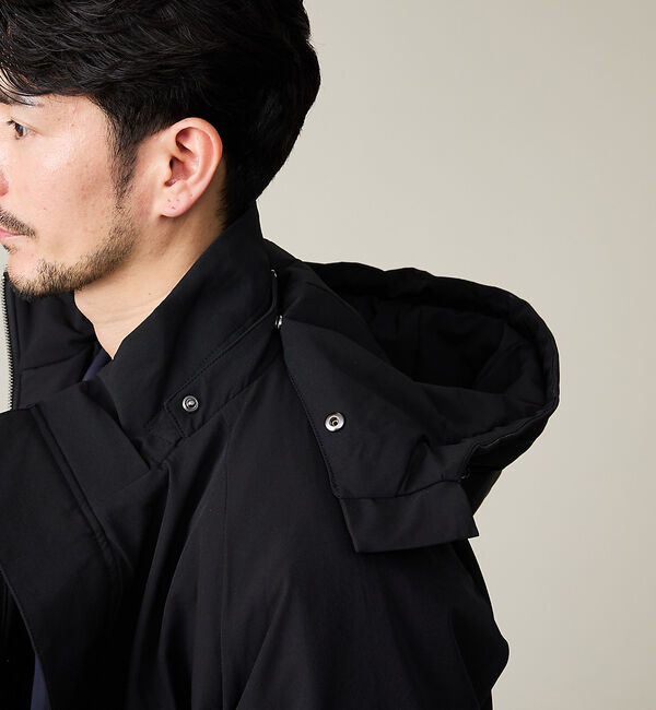 ABAHOUSE「【SMART CLOSET】フーデッド スタンドブルゾン」|ブルゾン・スタジャン|