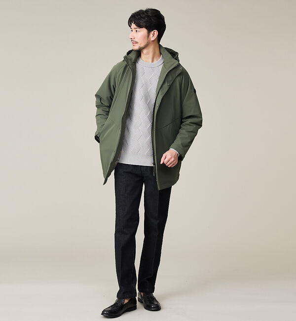 ABAHOUSE「【SMART CLOSET】フーデッド スタンドブルゾン」|ブルゾン・スタジャン|