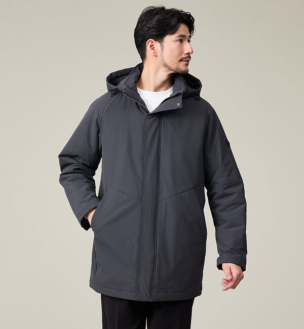 ABAHOUSE「【SMART CLOSET】フーデッド スタンドブルゾン」|ブルゾン・スタジャン|