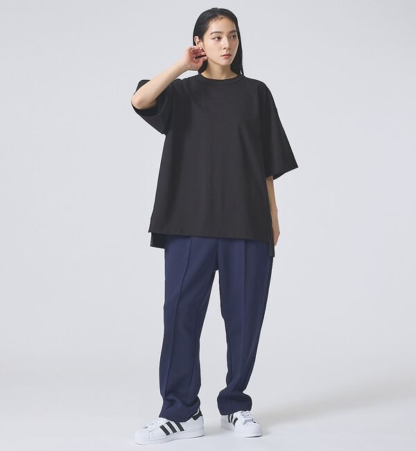 ABAHOUSE「【FORTUNA /フォルトゥナ】DockingCrewNeckTee/ドッキン」|Tシャツ・カットソー|