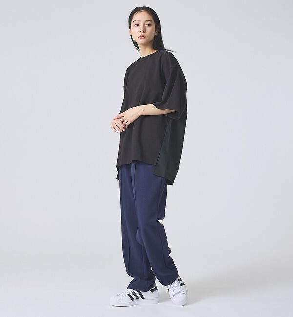 ABAHOUSE「【FORTUNA /フォルトゥナ】DockingCrewNeckTee/ドッキン」|Tシャツ・カットソー|