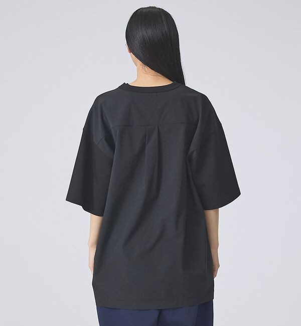 ABAHOUSE「【FORTUNA /フォルトゥナ】DockingCrewNeckTee/ドッキン」|Tシャツ・カットソー|