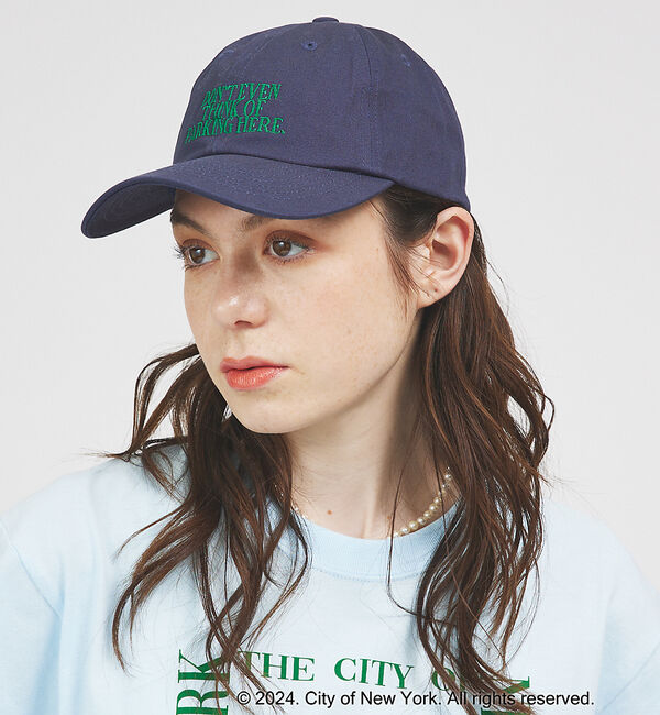 Rouge vif「【GOOD ROCK SPEED/グッドロックスピード】NYC ロゴ刺繍キャップ」|その他|ネイビー