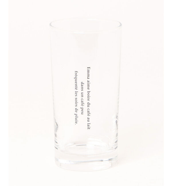 Rouge vif「【一部店舗限定】縦ロゴ入りグラス」|食器・キッチングッズ|クリア