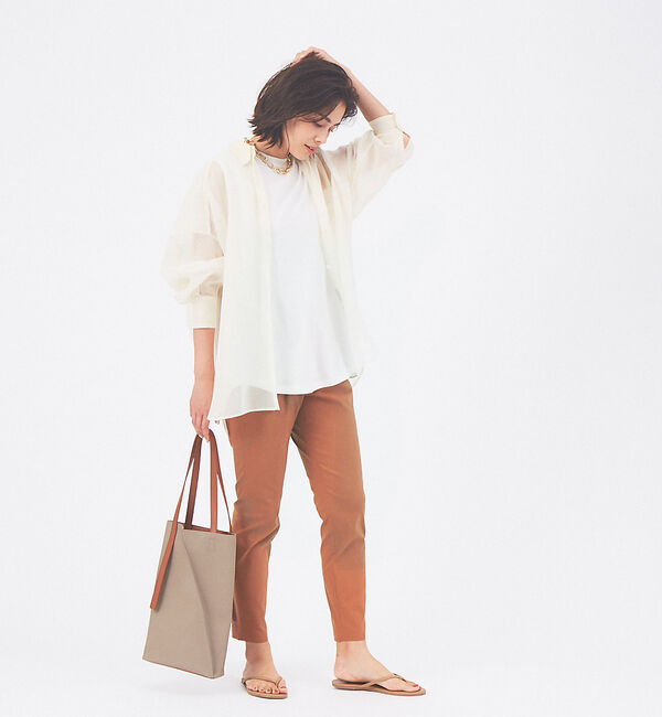 qualite「【新色登場】【WEB限定販売】ストレッチ2タックパンツ」|その他|