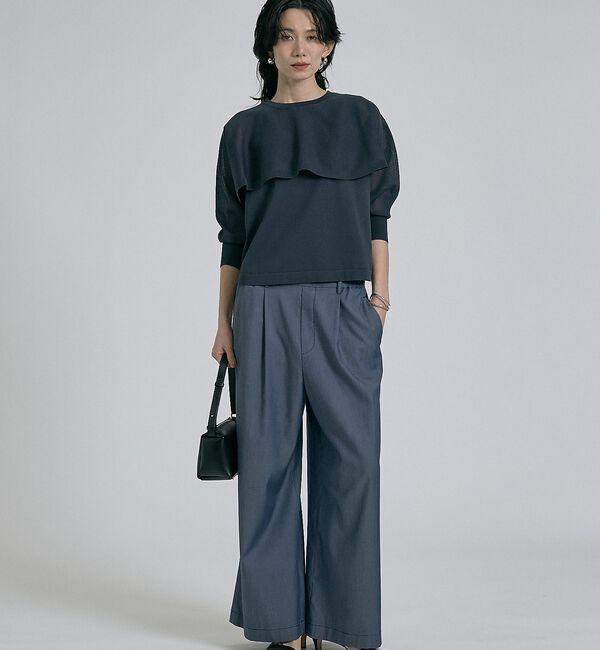 qualite「【接触冷感＆セットアップ対応】ライトデニムパンツ」|その他|