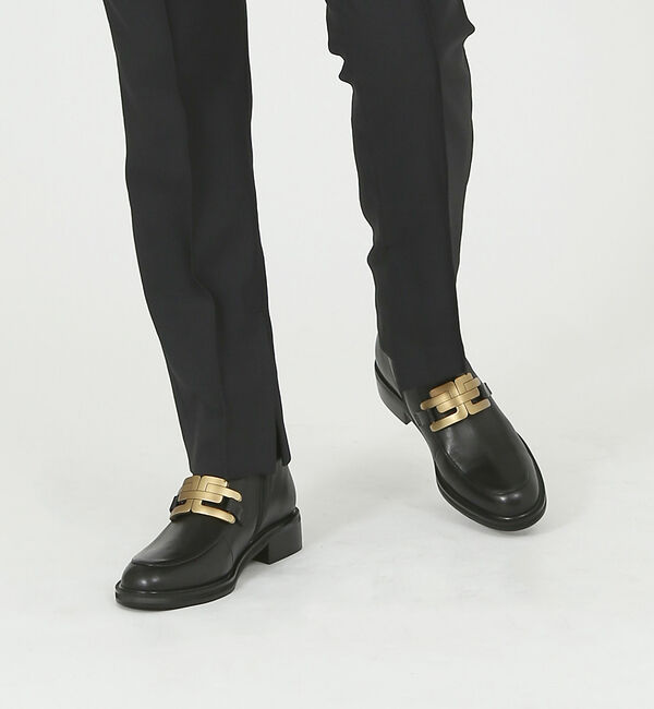 AU BANNISTER「【スノーソール】メタルプレートショートブーツ」|ショートブーツ|