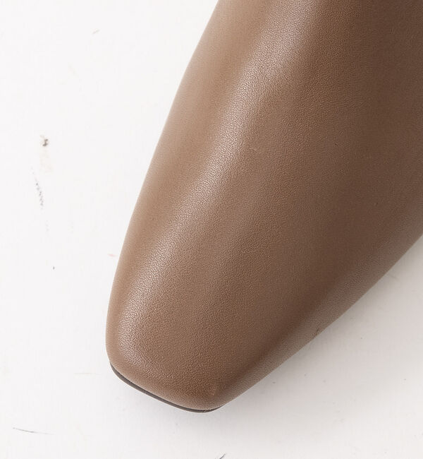 AU BANNISTER「【スノーソール】ソフトスクエアトゥロングブーツ」|ショートブーツ|