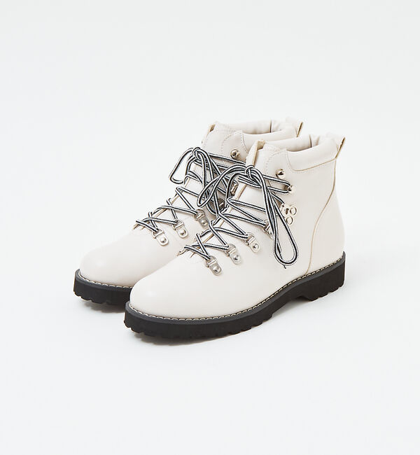 AU BANNISTER「【LAROUTE】トレッキングショートブーツ」|ショートブーツ|ホワイト